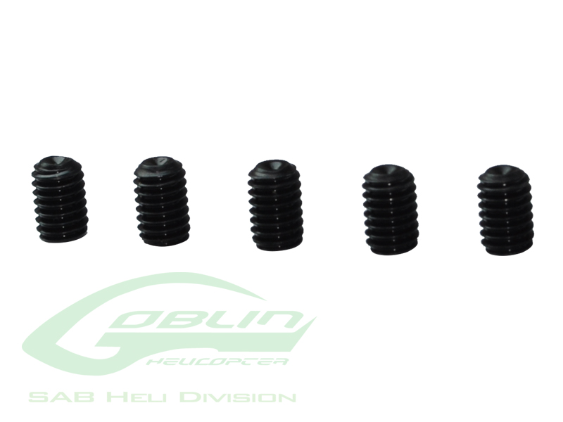Cup Point Set Screws M4x6 (8pcs)