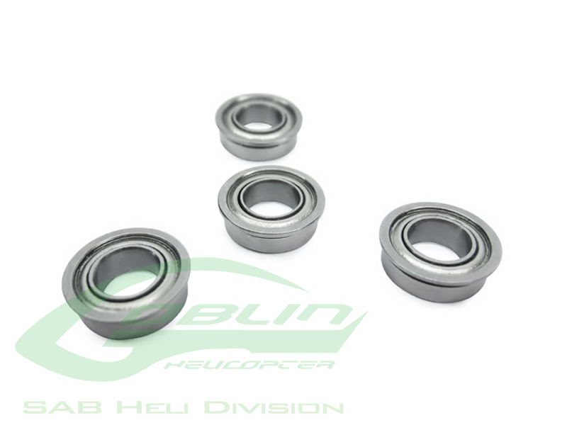 Flanged bearing 2,5 x 6 x 2,6mm (4pcs)